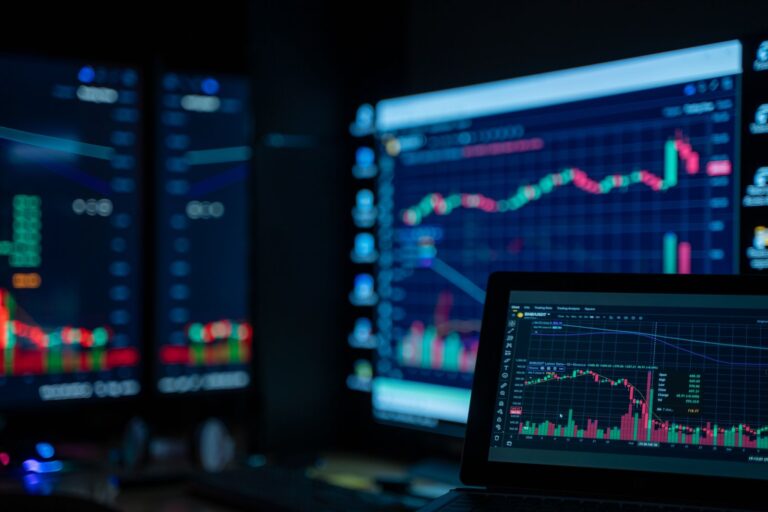 How Busy Executives Actually Evaluate an IPO (Without Having Time to Watch the Market All Day) Stock market charts on trading monitors, illustrating how busy executives evaluate an IPO