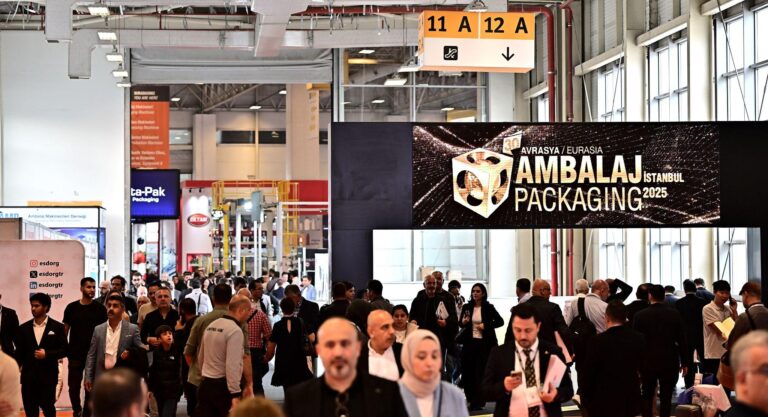 Istanbul's Tüyap venue will stage Eurasia Packaging's 31st edition in October: visitors fill a hall at Eurasia Packaging Istanbul, Tüyap Fair and Congress Center